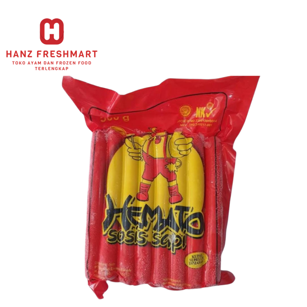 

Hemato Sosis Sapi 500gr - Hanz Freshmart