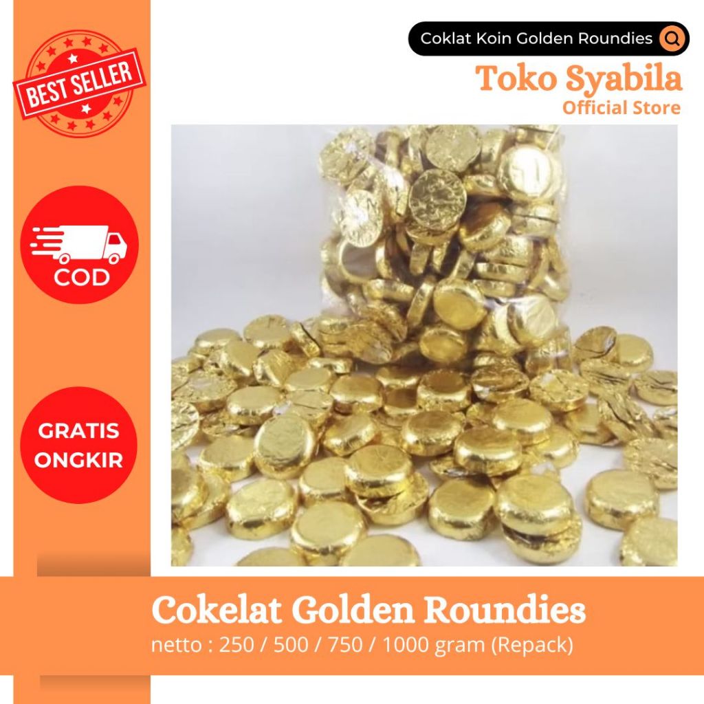 

TERMURAH !!! Golden Roundies Repack Coklat Koin Termurah dan Paling Enak