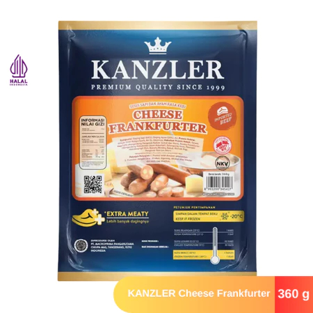 

KANZLER Cheese Frankfurter 360 gr Sosis Keju / Sosis Keju