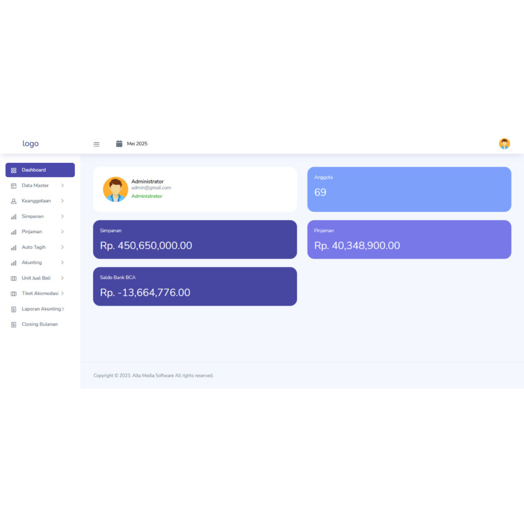 Aplikasi Koperasi Simpan Pinjam