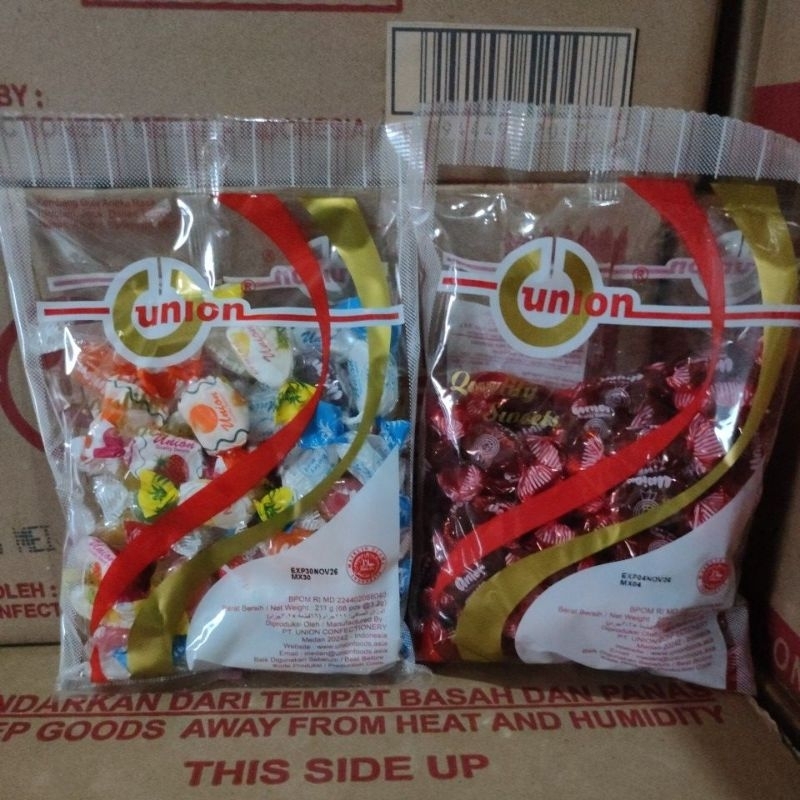 

Permen Union✓ 211gr ( 66pcs @3.2gr )