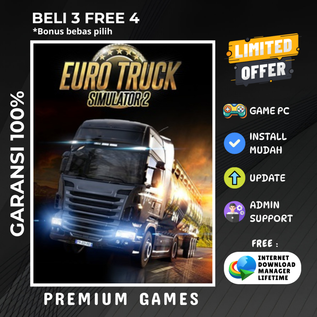 Euro Truck Simulator 2 | Game PC | Game Laptop | Game Komputer
