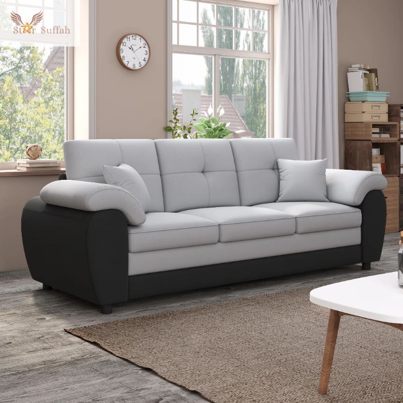 Sofa minimalis model kursi sofa 3 seater sofa kain fabric premium
