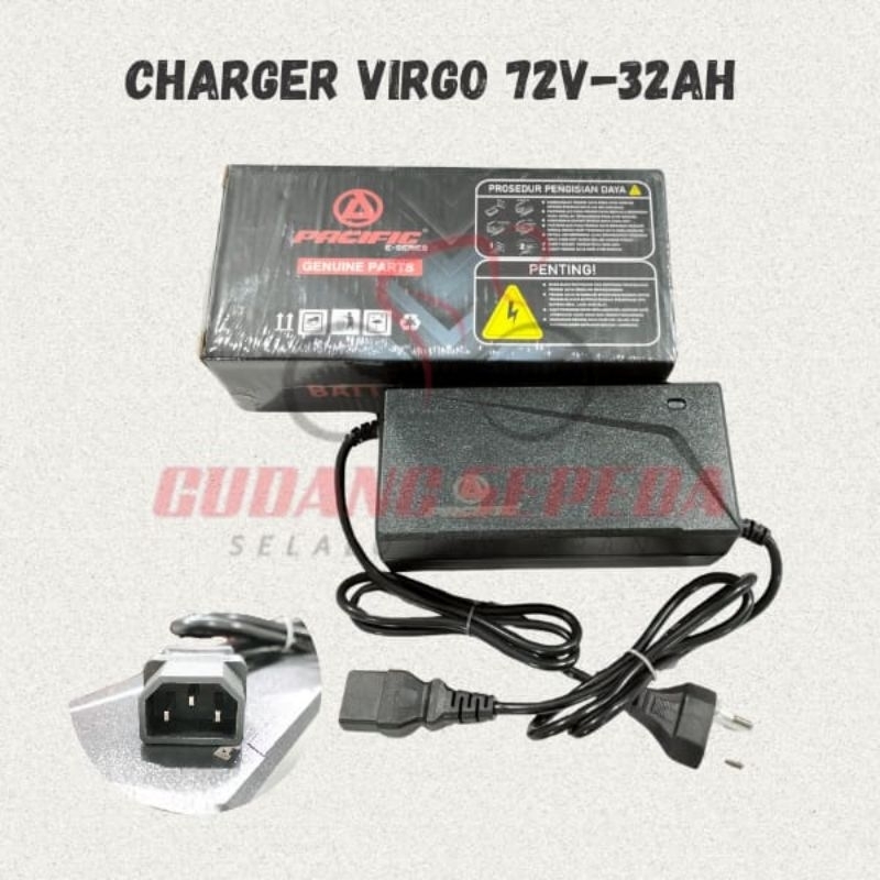 Cas Sepeda Motor Listrik Pacific Virgo 72v 32ah 72 volt 32 ah Pasifik