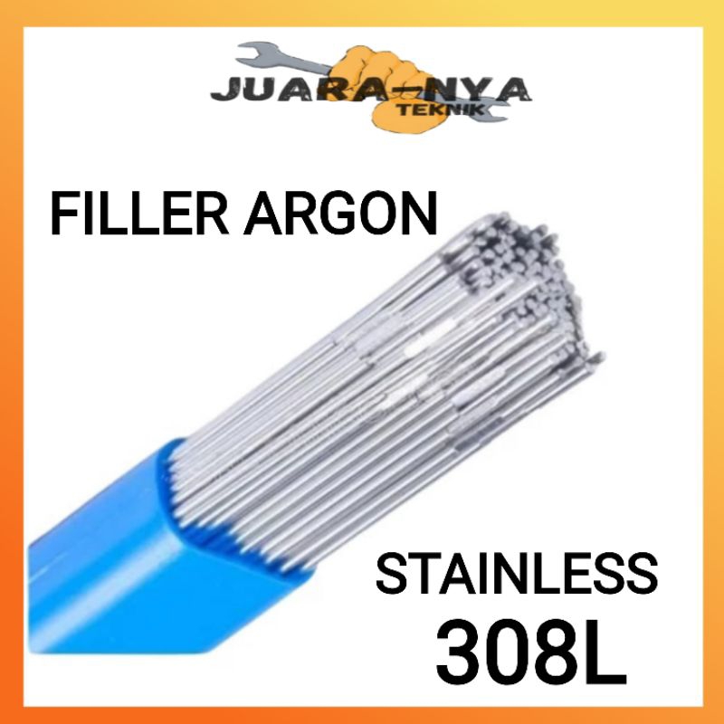 Kawat Las Filler Argon Tig ER308L 3.2mm Stainless 1Kg