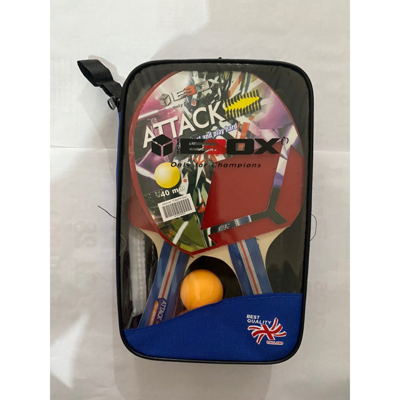 Bet Ping Pong /Tenis Meja Ebox Attack + Tas Original