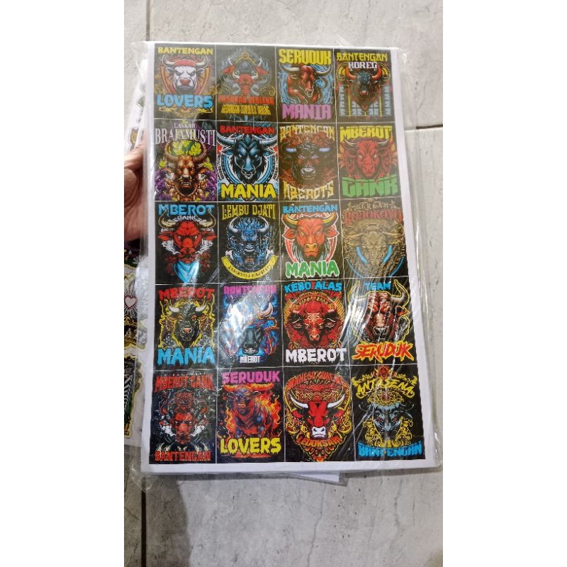 

STIKER MBEROT / STIKER BANTENGAN