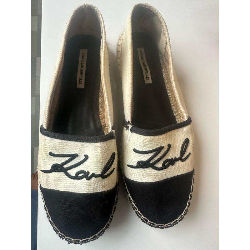 preloved karl langerfield espadrilles