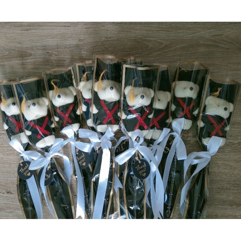 Buket Wisuda / Buket Mini / Buket Plastik Bunga / Buket Kekinian / Buket wisuda SD SMP SMA SARJANA