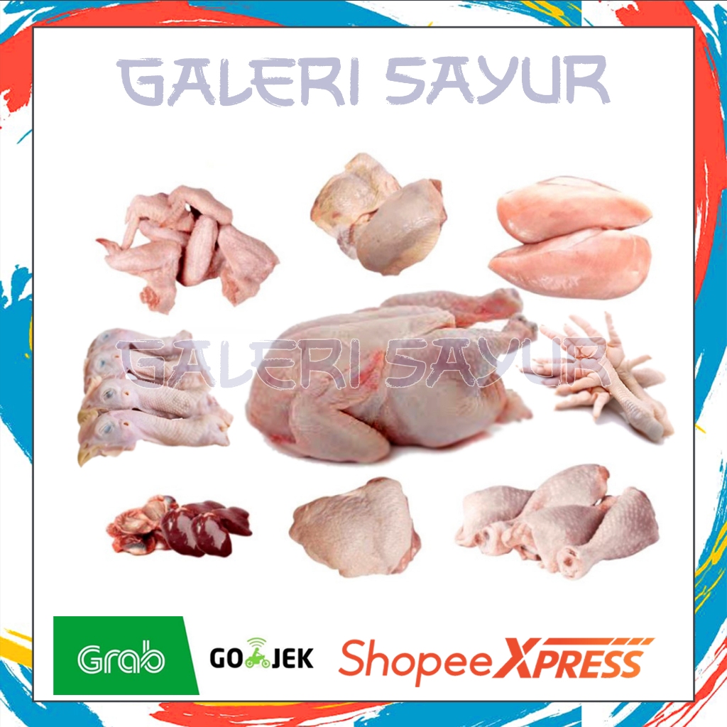 

Daging Ayam 500gr Dada Paha Sayap Fillet Ceker Kepala Kulit Bandung | Galeri Sayur
