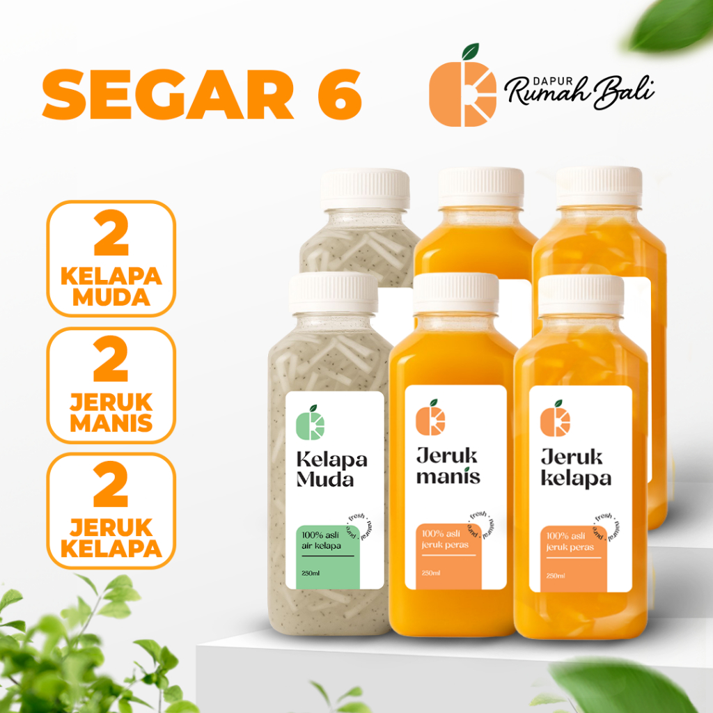 

Segar 6 250 ML Dapur Rumah Bali
