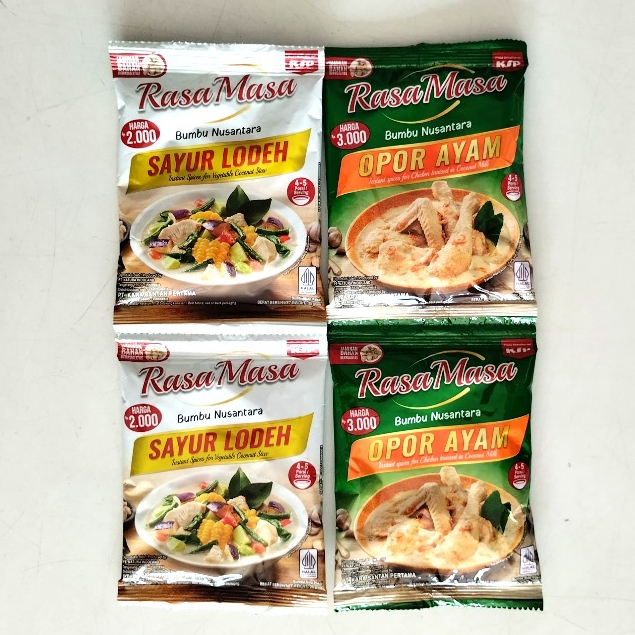 

Bumbu Rasa Masa Sayur Lodeh dan Opor Ayam Bumbu Nusantara BPOM Halal