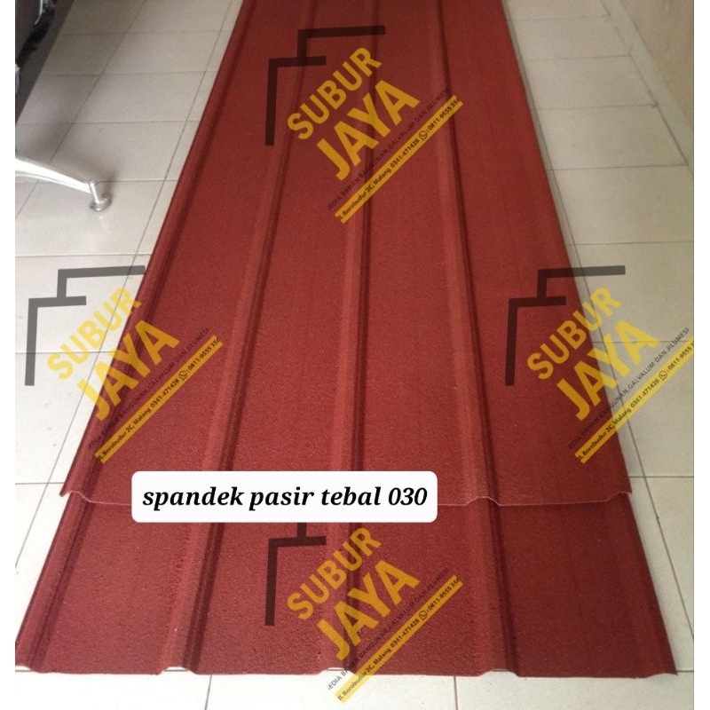 [ATAP] Spandek pasir MAROON tebal 025