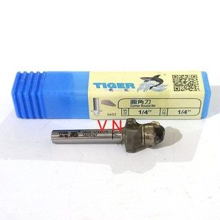 Mata Router Round Over Bit 3 mm ( 1/4×1/4×R 3.2mm )/ Profil Router Bit Tiger