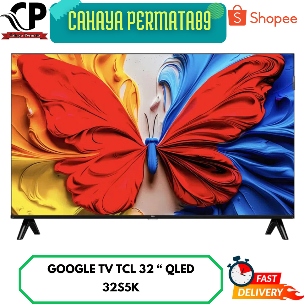 TCL 32S5K  GOOGLE TV TCL S5K QLED DOLBY AUDIO 32 " 32S5K  NEW SERIES (2025)