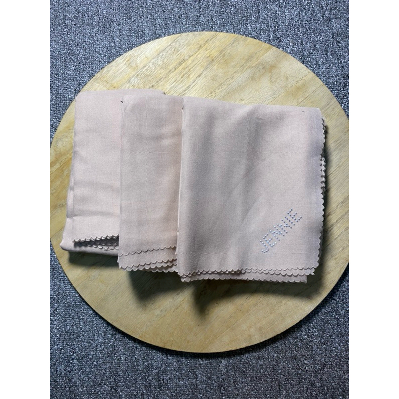 jilbab payet jennie hijab segiempat voal lasercut label payet