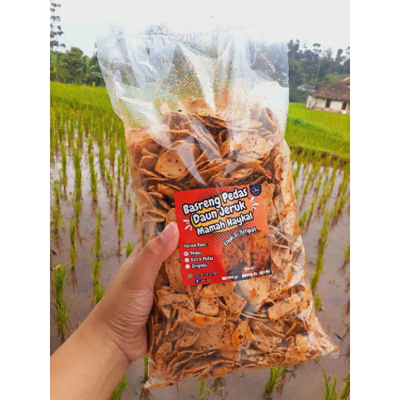 

Basreng pedas daun jeruk mamah haykal