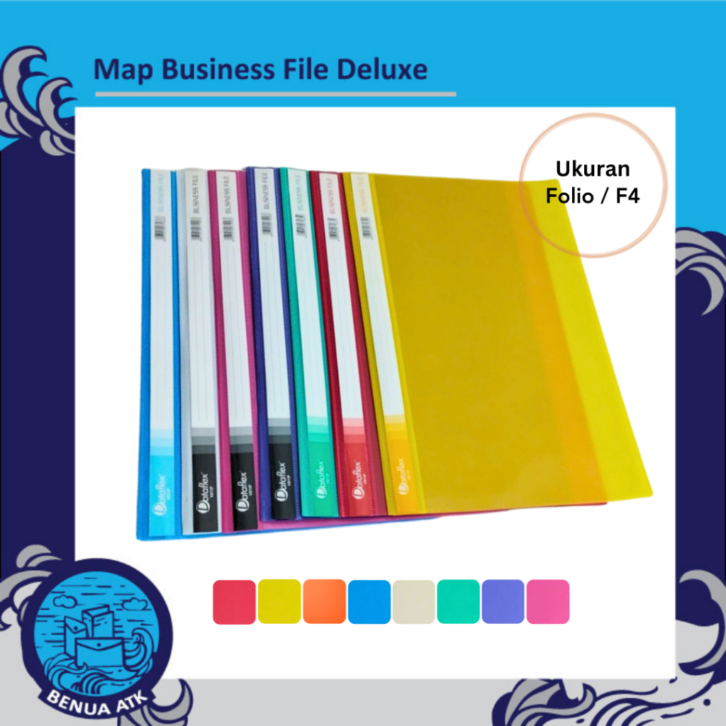 

Dataflex Map Plastik Business File Deluxe Folio F4 (isi 12 pcs) - DF-611