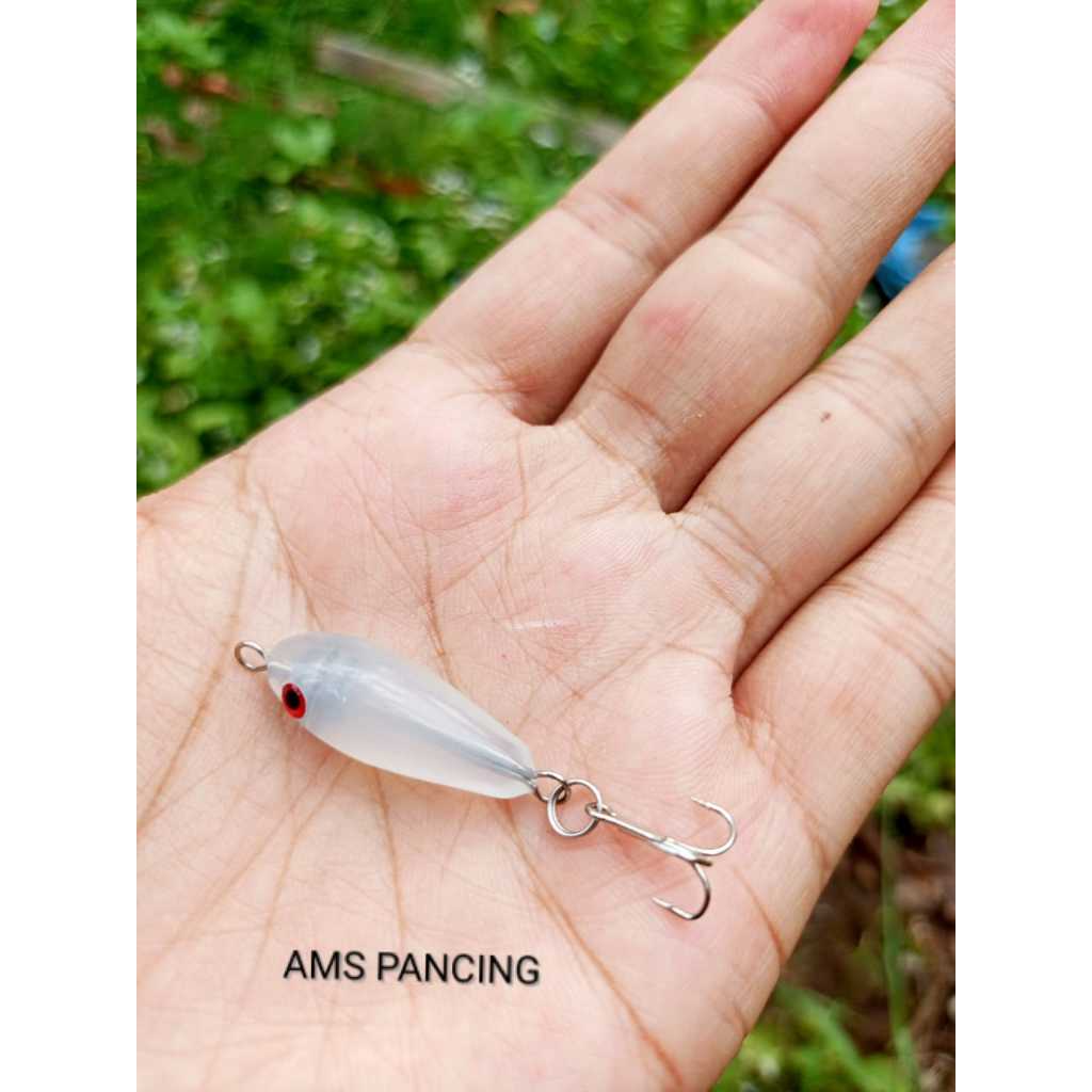 Buttercupple Lure Casting Umpan Hampala 2.5Cm / Umpan Casting Hampala / Lure Upil Hampala / Swimmer