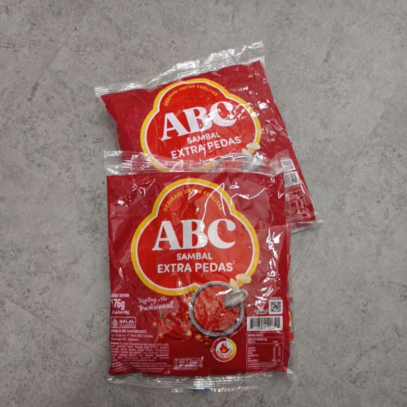 

Abc sachet sauce sambal extra pedas