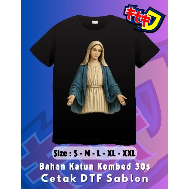 Tshirt Kristiani Berkat Bunda Maria (R012)