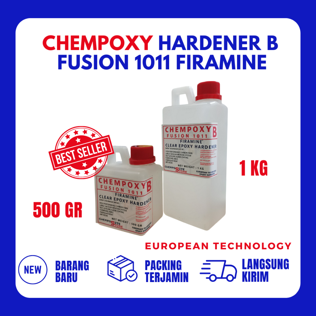 HARDENER Epoxy CHEMPOXY FUSION 1011 FIRAMINE B - FIRAMINE FUSION 1011 clear epoxy hardener - Hardene