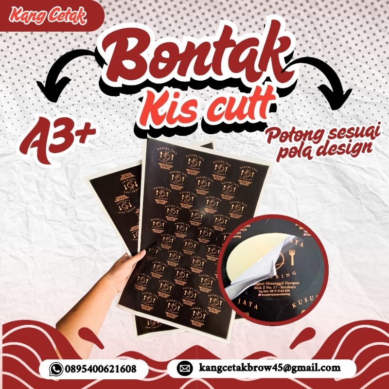 

Stickee Label Bontak Chromo/Stciker Chromo Lembaran/Sticker A3+