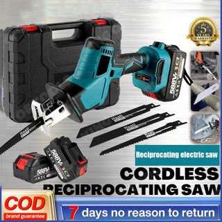 Keelat Power - Cordless Mini Chainsaw Kayu Portable Genggam Lithium