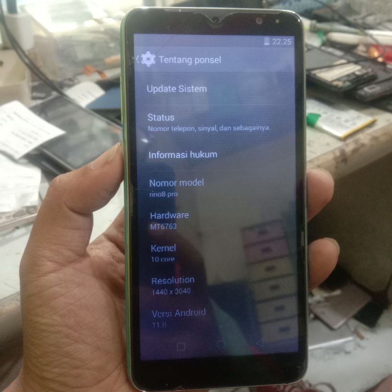 mesin  lcd touchscreen hp china welcome model rino 8 pro