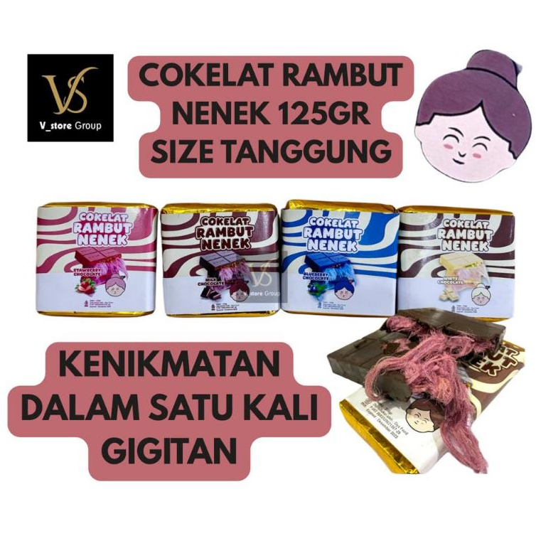 

(SIZE KECIL) COKLAT RAMBUT NENEK / COKLAT ARUM MANIS 125 GRAM