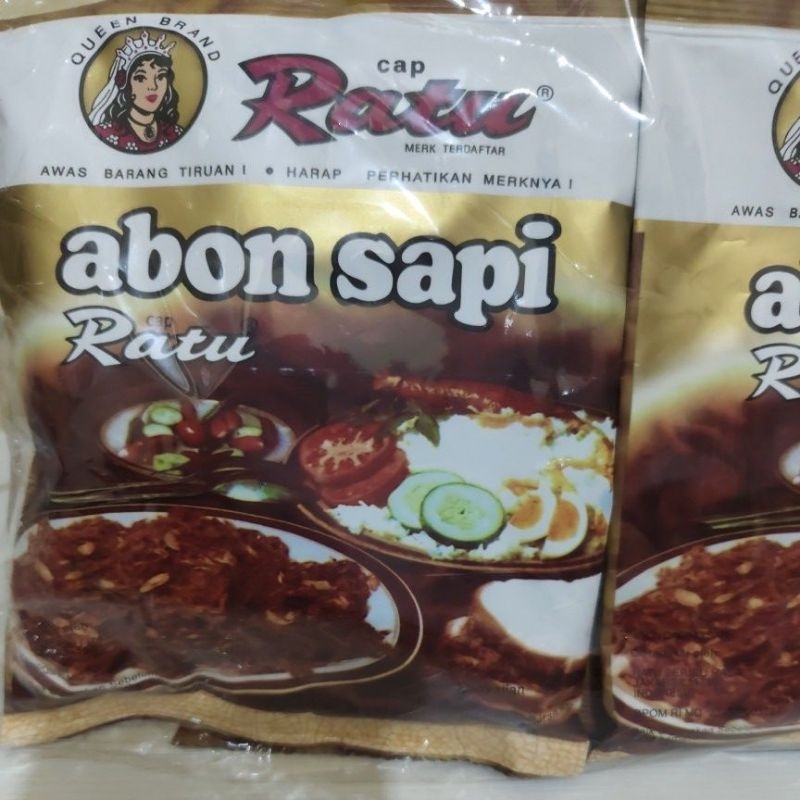 

Abon Sapi Cap Ratu kemasan 90 gr