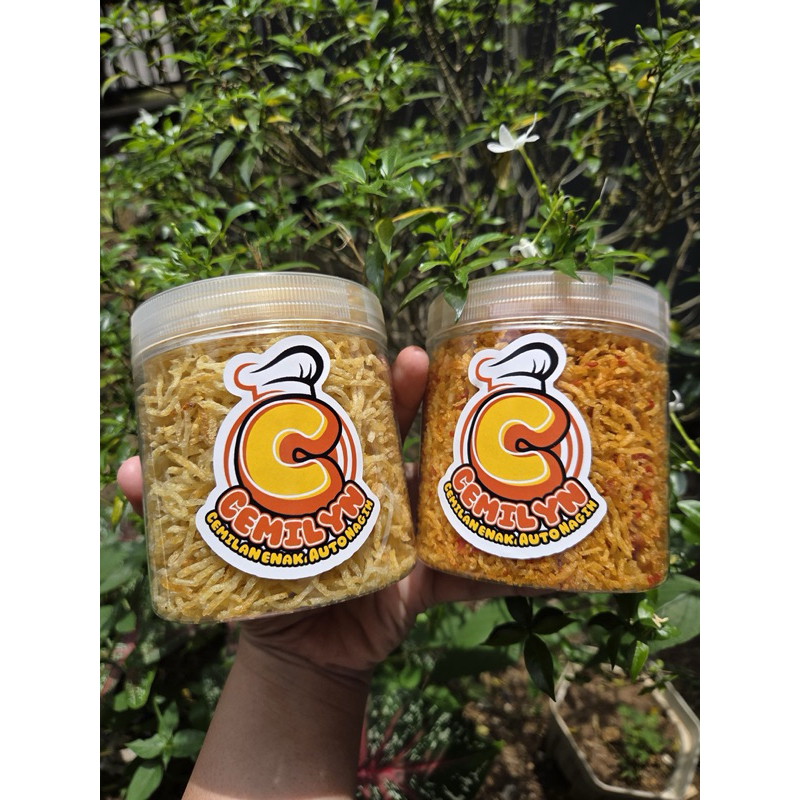 

Kentang mustofa Krispy Premium asin gurih dan pedas manis 500ml