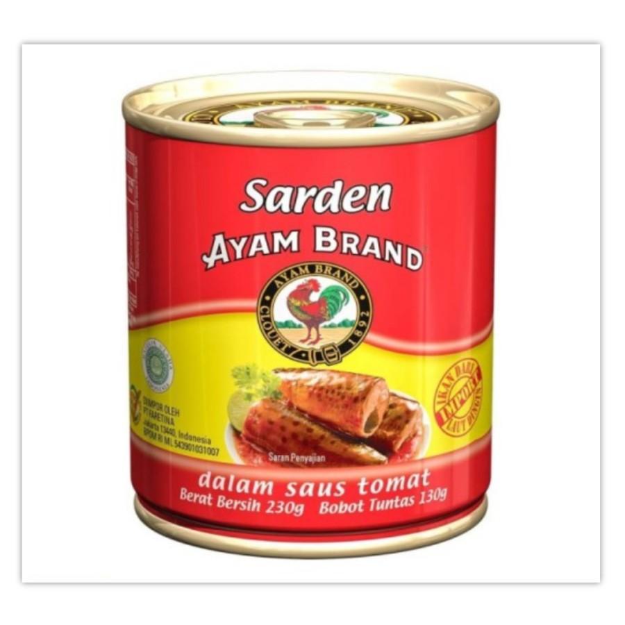 

AYAM BRAND SARDINES / SARDEN KALENG SAUS TOMAT 230 GRAM