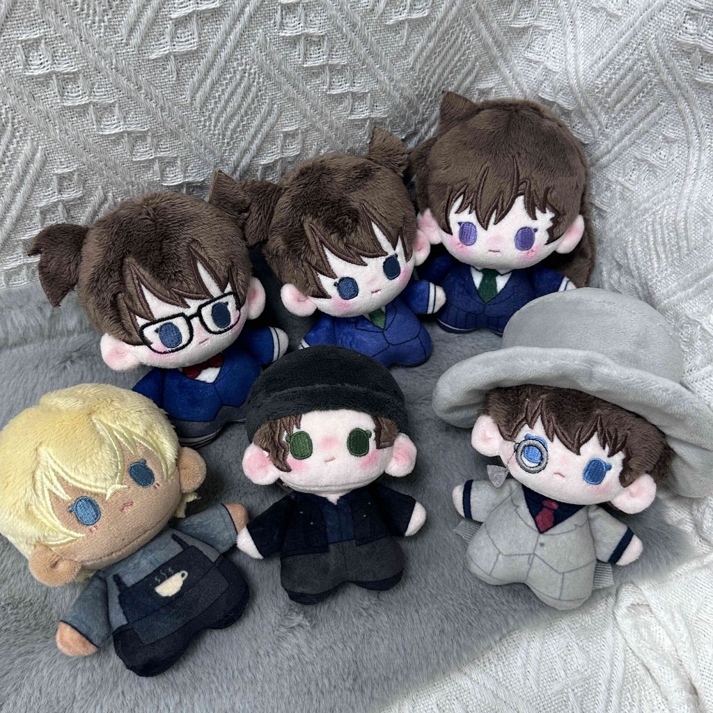 [READY STOCK] doll detective conan boneka conan shinichi akai kaito kid cotton doll 10cm