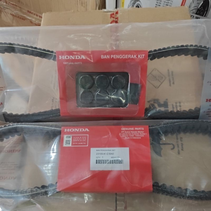 fanbel + roller pcx 160 ori resmi ahm