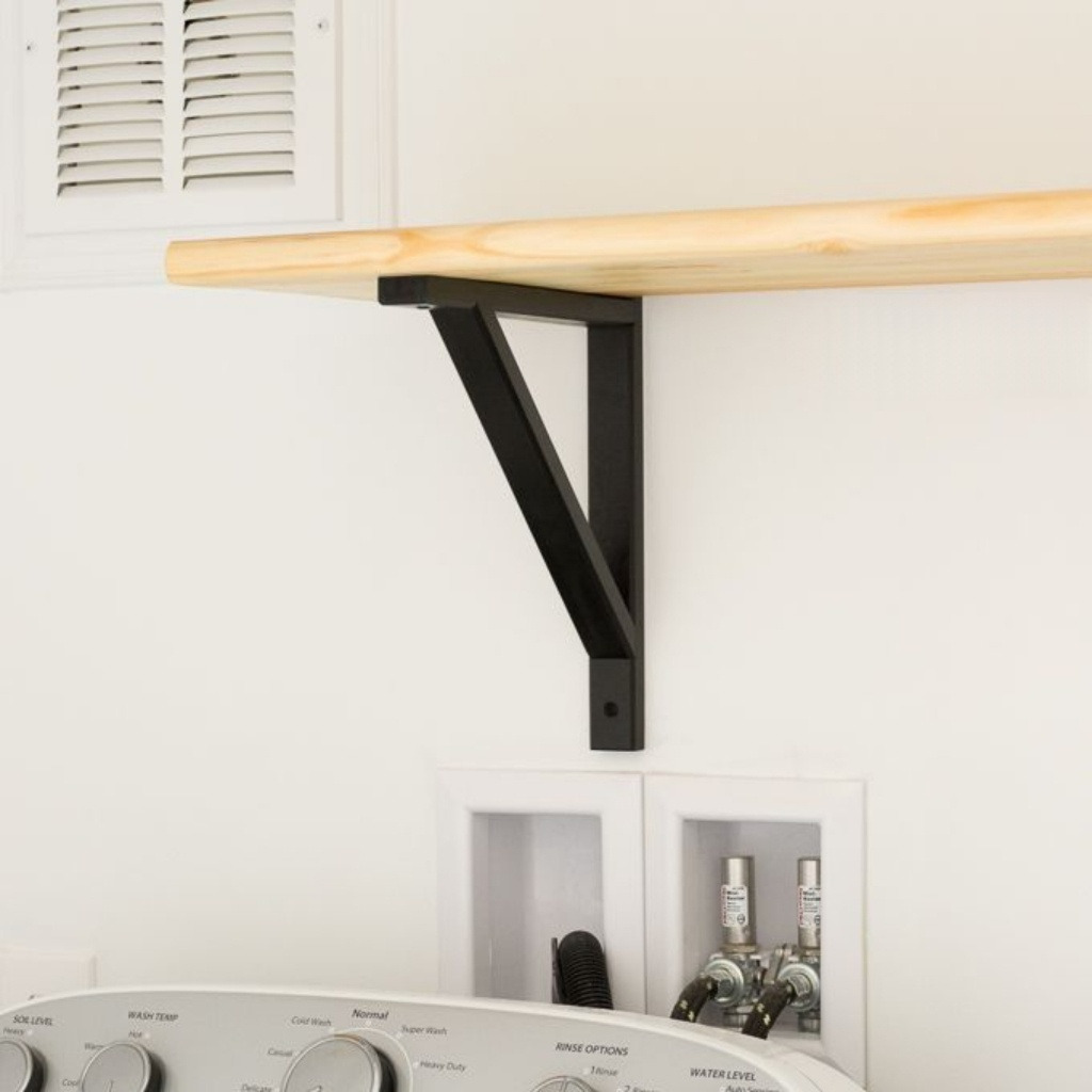 Rak Rack Bracket Siku L Ambalan Dudukan Papan Kayu Tempel Dinding Rumah Multifungsi