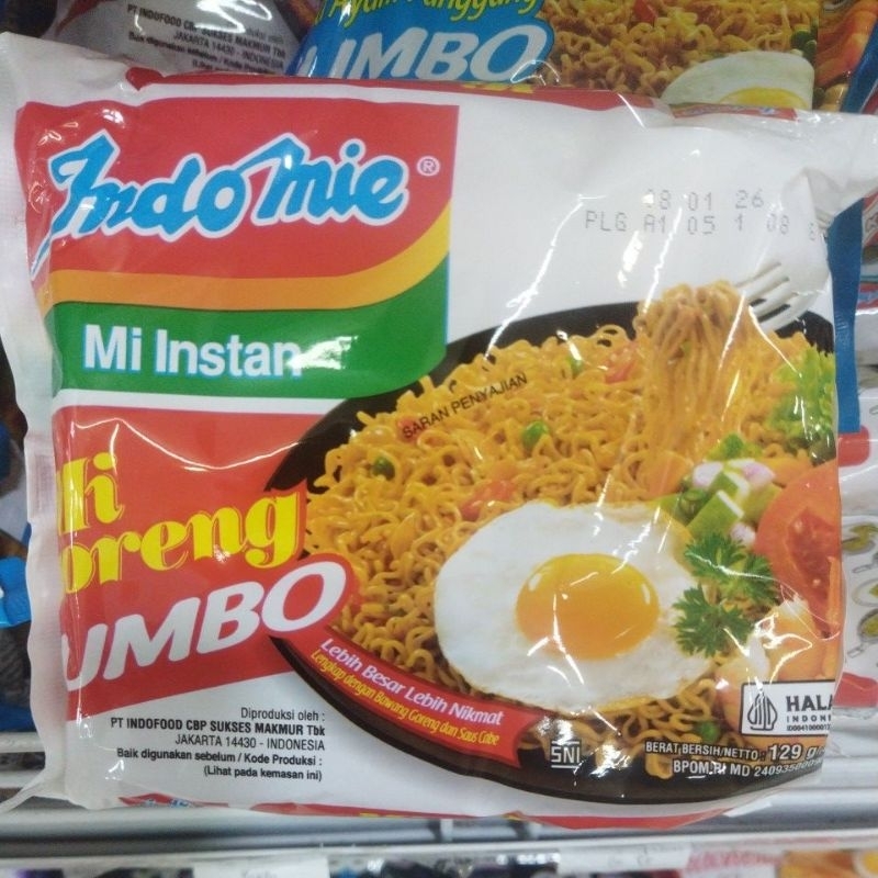 

Indomie goreng jumbo