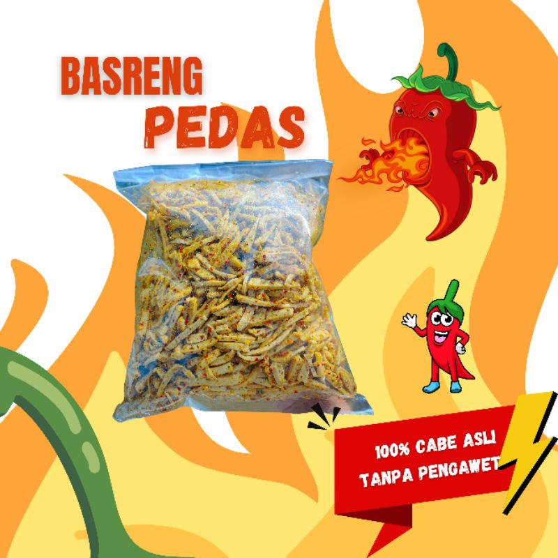 

Basreng Pedas Daun Jeruk - Cemilan Kriuk Asli Bandung | Basreng Original / Pedas