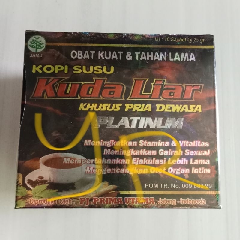 

KOPI SUSU KUDA LIAR PLATINUM isi 10 shacet