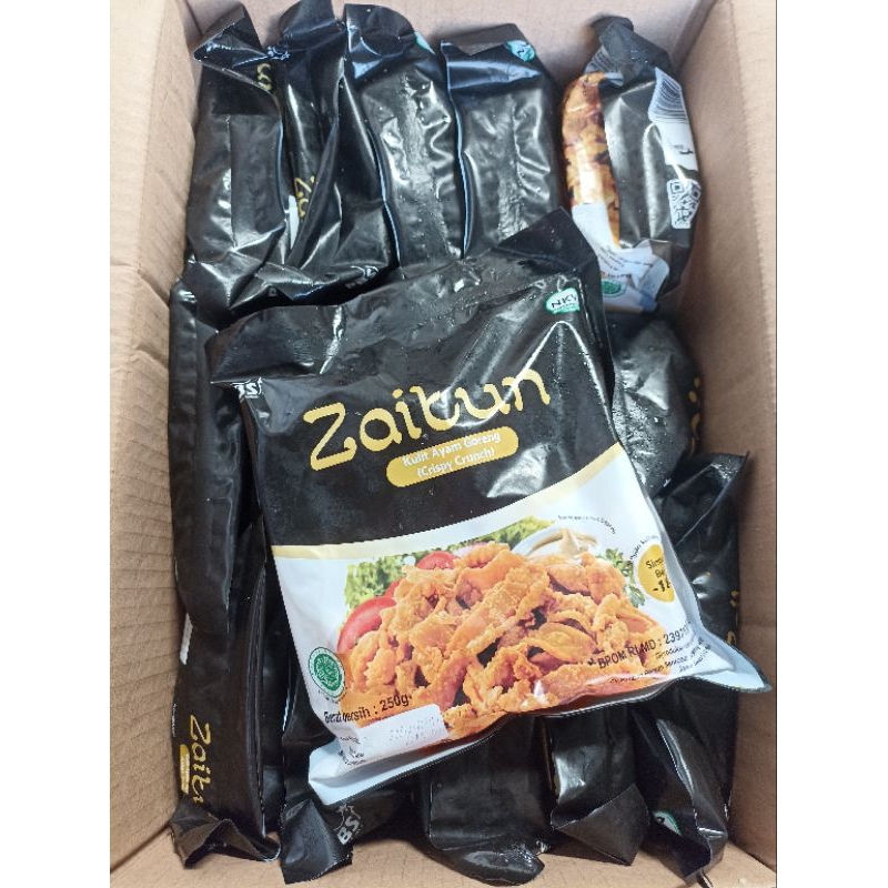 

Zaitun Crispy Crunch 250gr kulit ayam krispy