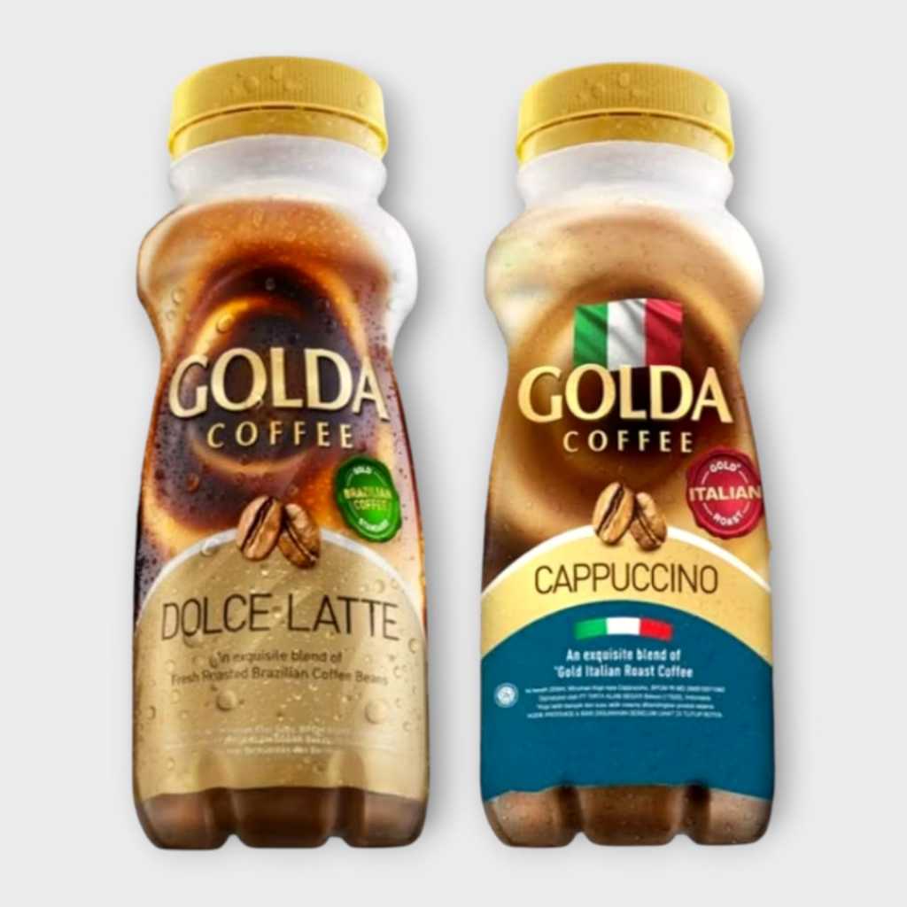 

Golda Coffe Dolce Latte Botol 200ml/ Dolce Coffe Cappucino 200ml