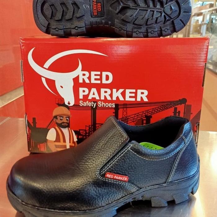 Sepatu Safety / Red Parker P 182 / Safety Shoes Original - 42