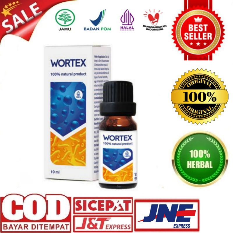 WORTEX Obat Wortex Asli Original 100% Atasi Parasit Dalam Tubuh Secara Alami