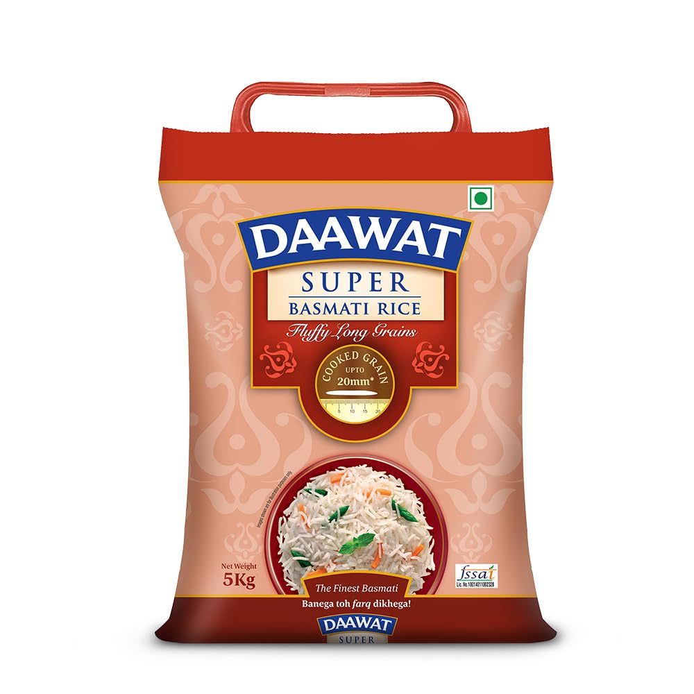 

DAAWAT BASMATI SUPER BAG 5 KG 8901537025134
