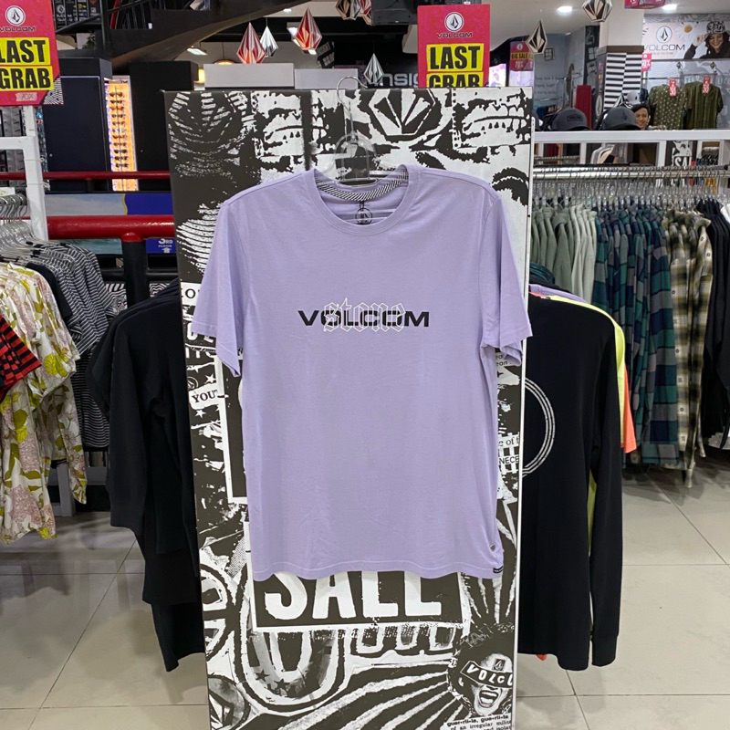 Kaos Volkom Cover Up Tee Violet Ice VLCM Original