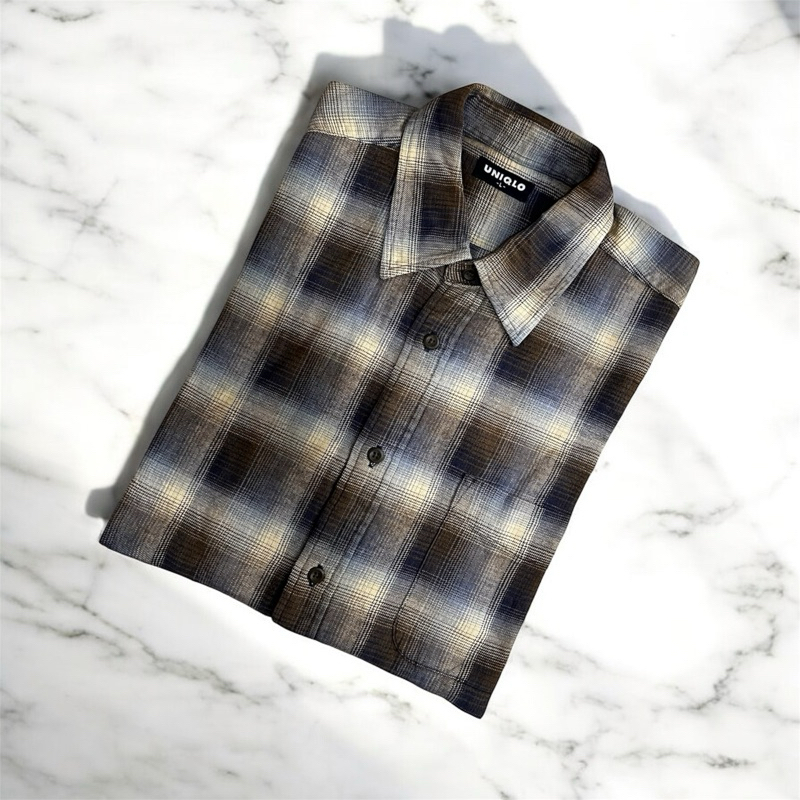 UNIQLO Flanel Veterano Single Pocket Preloved