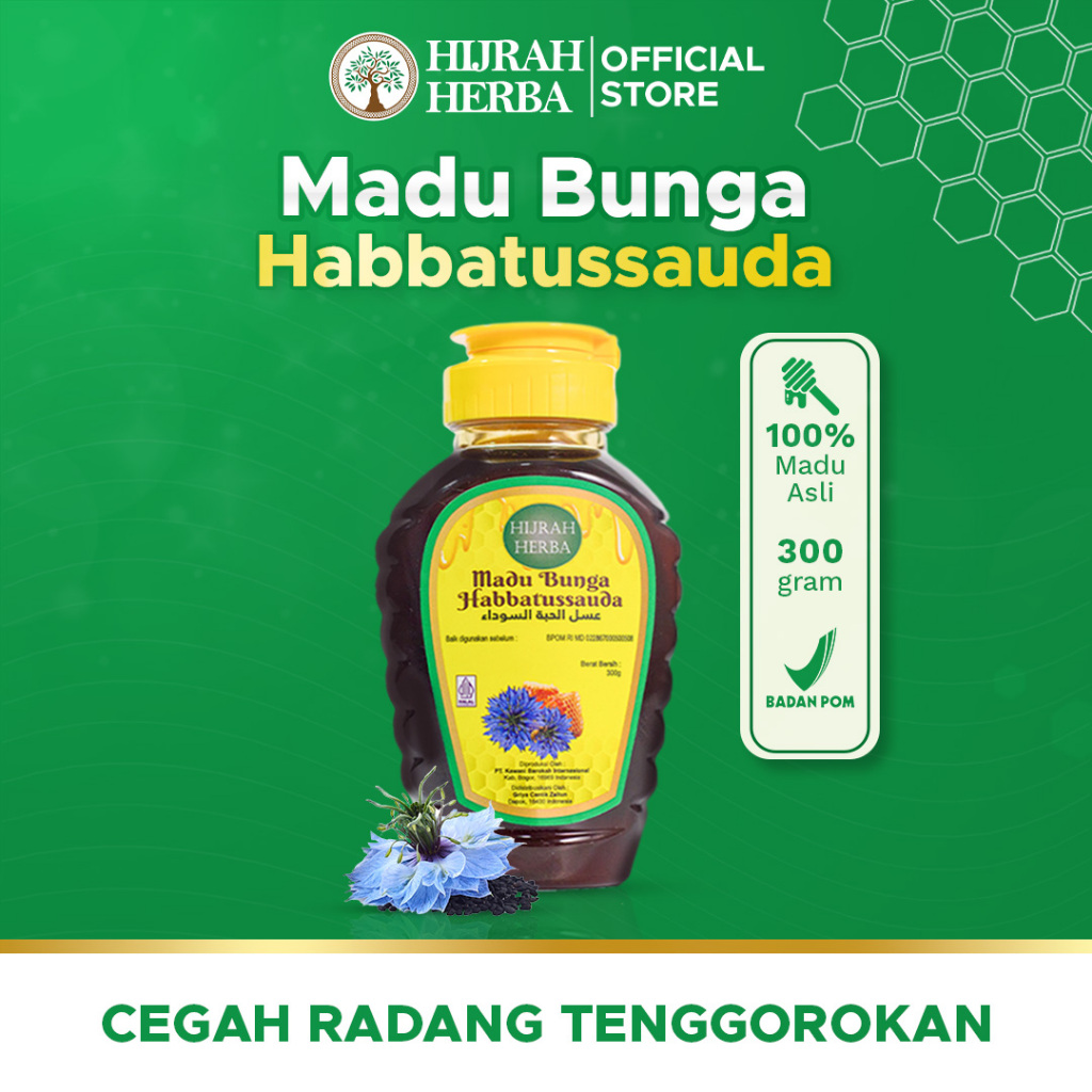 

ABI Herbal Store - Madu Habbatussauda - Madu Murni Madu Asli Mesir Mahabbat - 300 gr