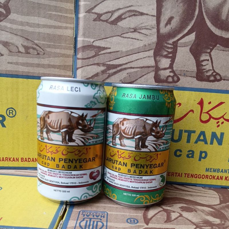 

Larutan Penyegar Cap Badak Kaleng 320ml