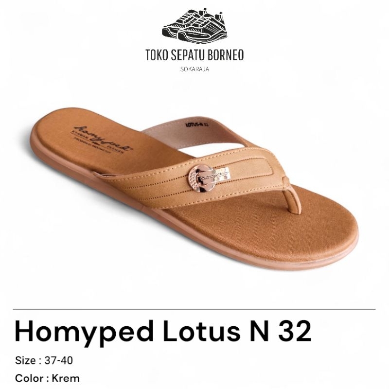 SANDAL CASUAL HOMY PED WANITA LOTUS N 32 & LOTUS N 33