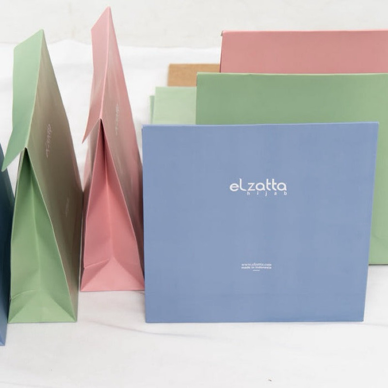 

ELZATTA Mini Paper Bag - Paper Bag Box Pembungkus Kado Elzatta - Box Hijab Elzatta